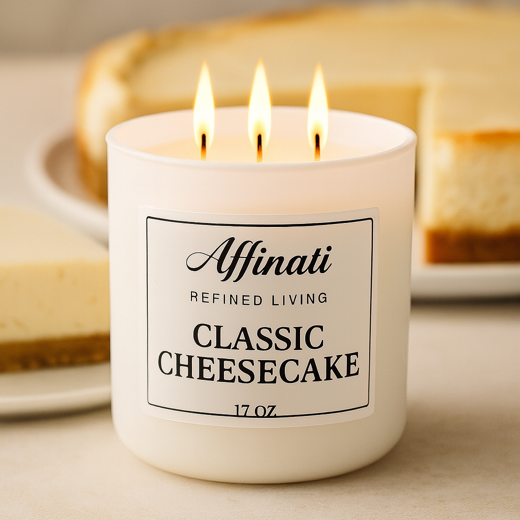 3-Wick Classic Cheesecake Candle - Affinati