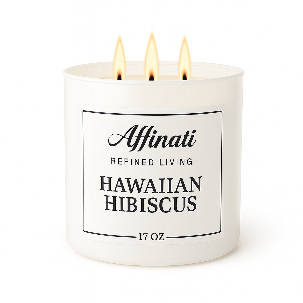 3-Wick Hawaiian Hibiscus Candle - Affinati