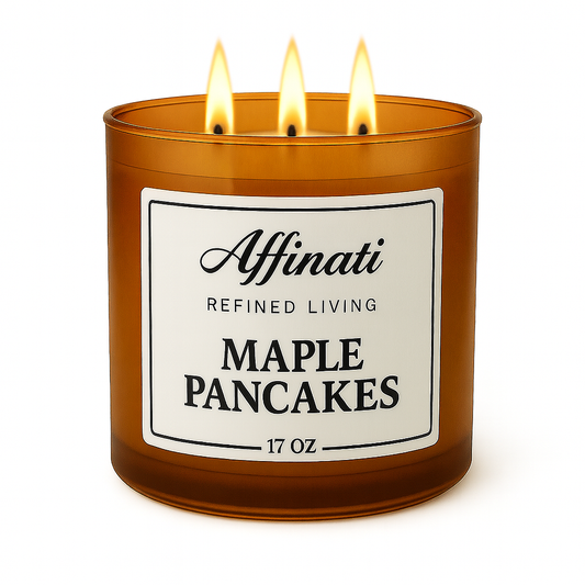 3-Wick Maple Pancakes Candle - Affinati