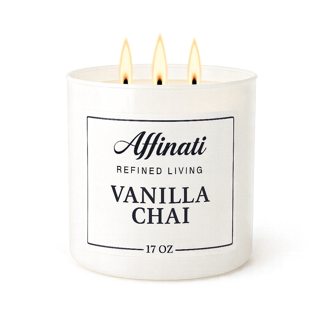 3-Wick Vanilla Chai Candle - Affinati