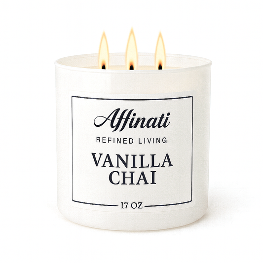 3-Wick Vanilla Chai Candle - Affinati