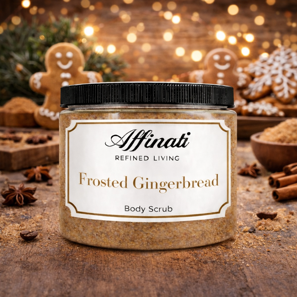 磨砂姜饼身体磨砂膏 20 盎司 | 打发盐磨砂膏