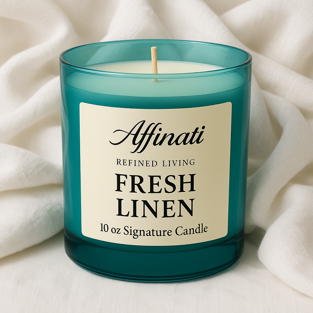Fresh Linen Signature Candle - Affinati
