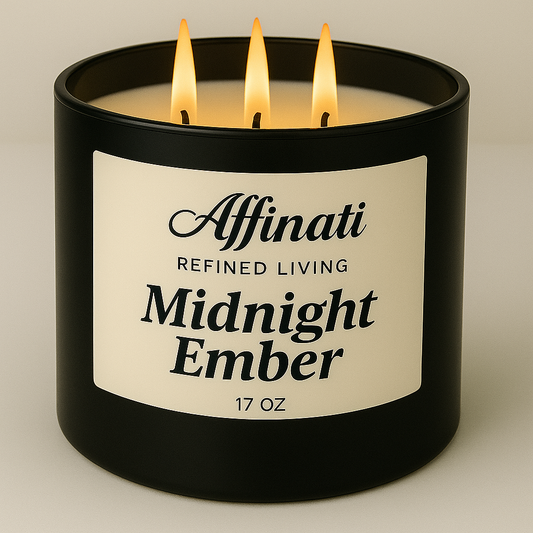 3-Wick Midnight Ember Candle