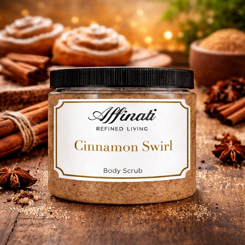 Cinnamon Swirl Body Scrub 20 oz | Whipped Salt Scrub
