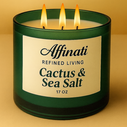 3-Wick Cactus & Sea Salt Candle
