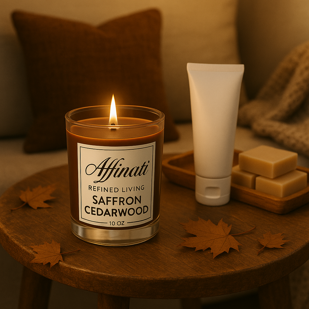 Saffron Cedarwood Original Candle - Affinati