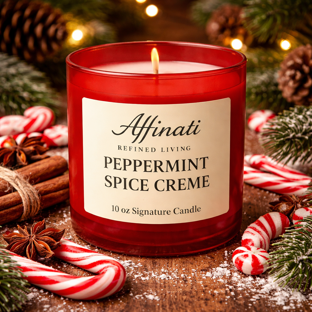 Peppermint Spice Creme Signature Candle