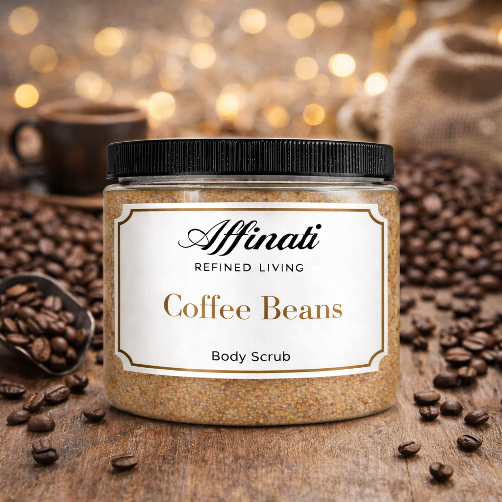 Coffee Beans Body Scrub 20 oz | Whipped Salt Scrub