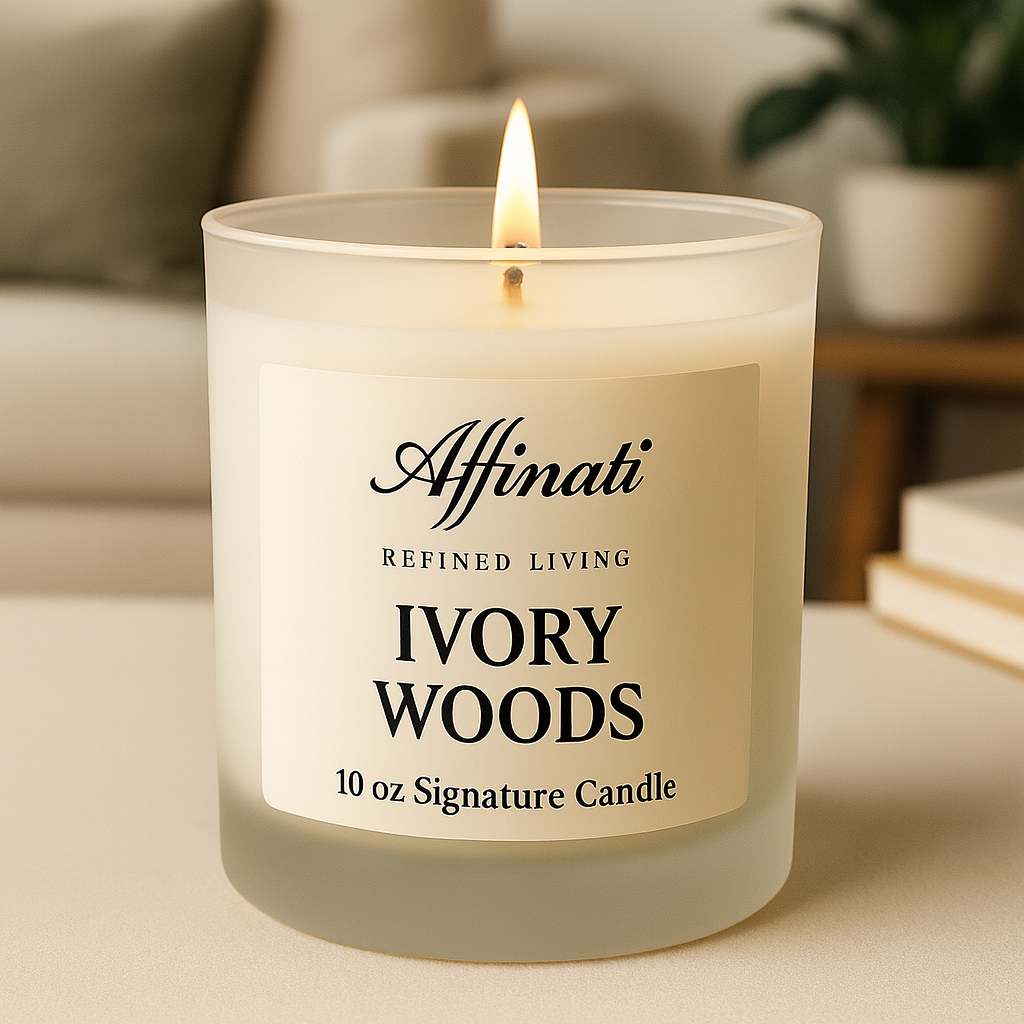 Ivory Woods Signature Candle - Affinati