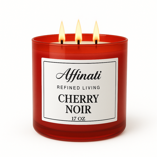 3-Wick Cherry Noir Candle
