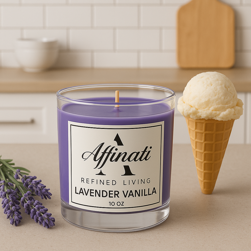 Levandule Vanilka Originální Svíčka