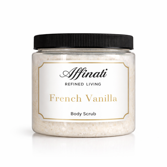 French Vanilla Body Scrub 20 oz | Whipped Salt Scrub
