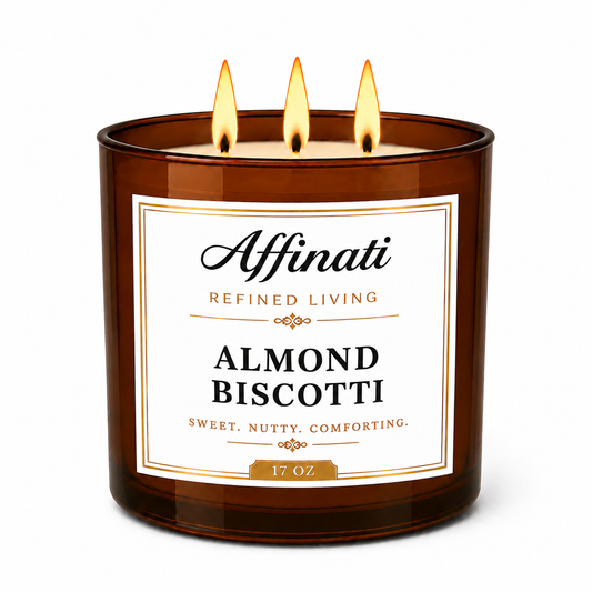 Mandel-Biscotti 3-Docht-Kerze