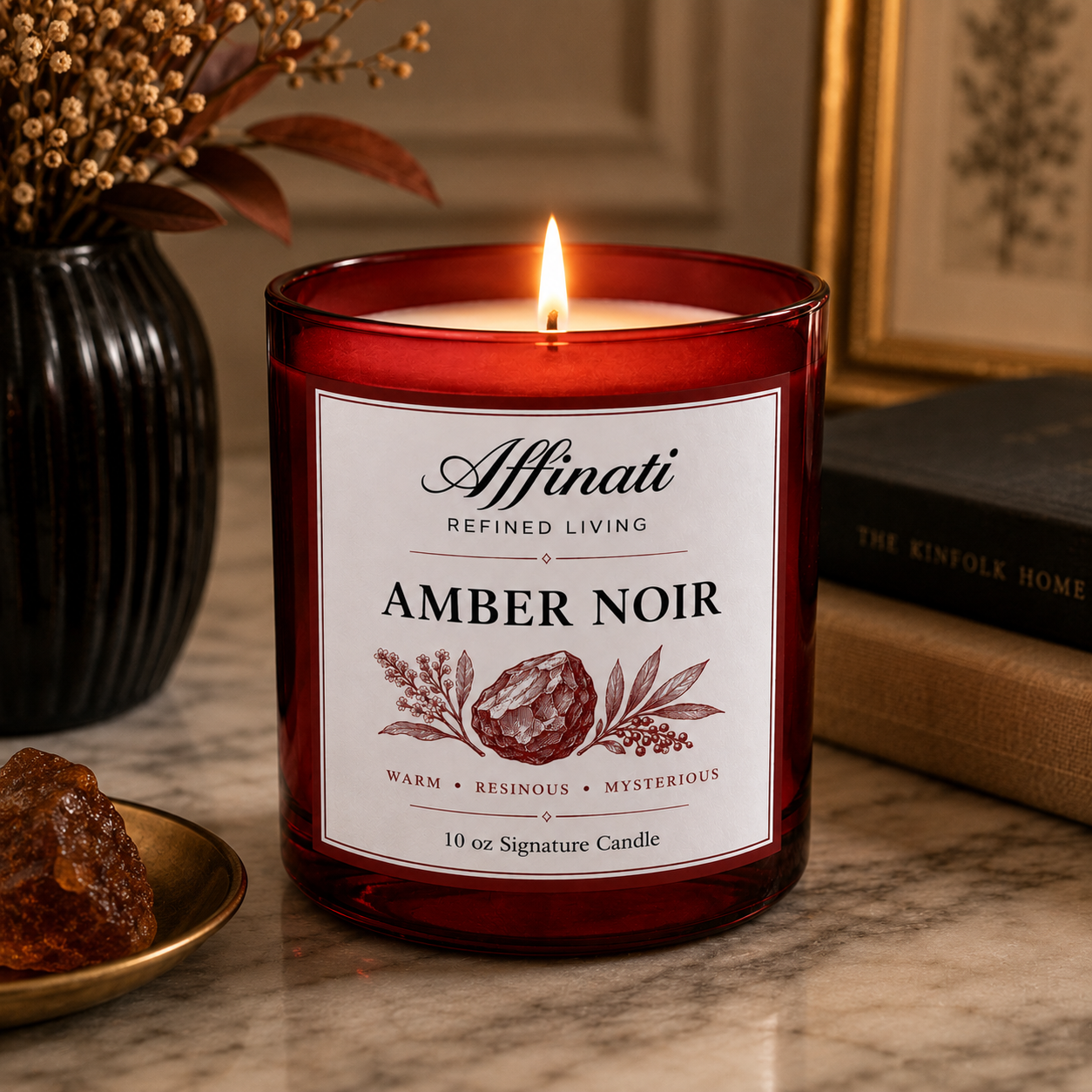Amber Noir Signaturdoftljus