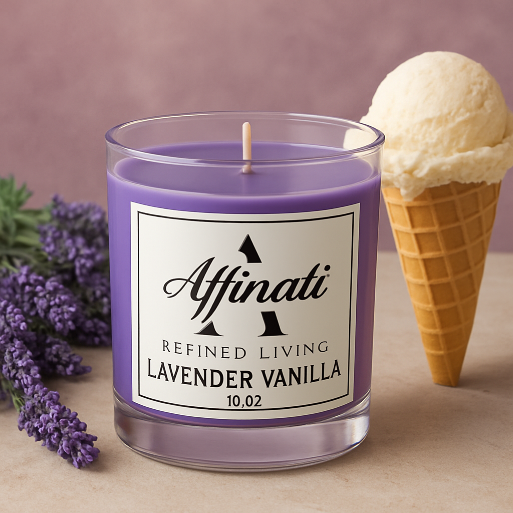 Levandule Vanilka Originální Svíčka