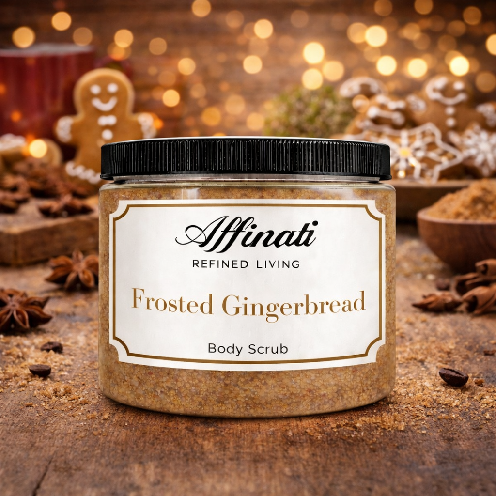 磨砂姜饼身体磨砂膏 20 盎司 | 打发盐磨砂膏