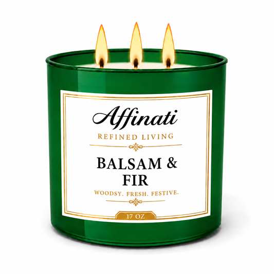Candela a 3 stoppini Balsam & Fir