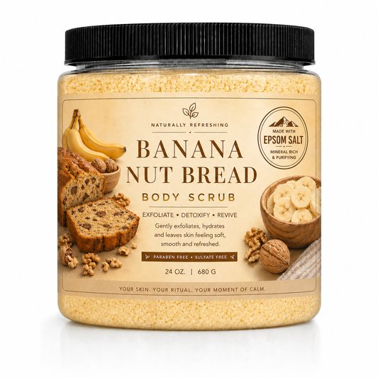 Banana Nut Bread Body Scrub | Epsom Salt