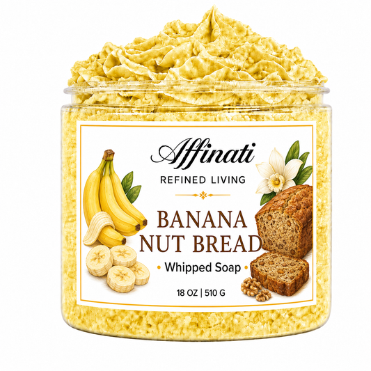Sabonete Cremoso de Pão de Banana com Nozes