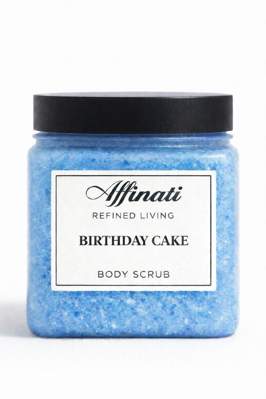 Birthday Cake Body Scrub 64 oz | Whipped Salt Scrub - Affinati