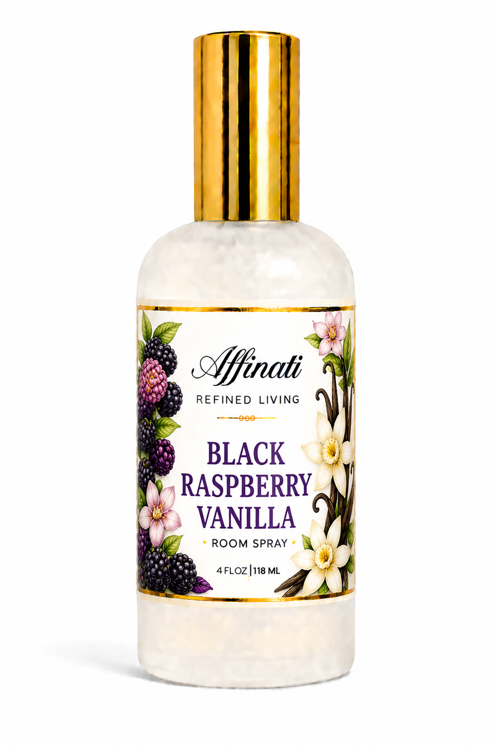 Spray ambiental de frambuesa negra y vainilla