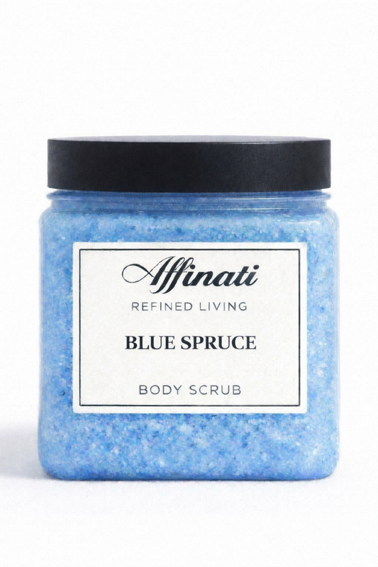 Blue Spruce Body Scrub 64 oz | Whipped Salt Scrub - Affinati