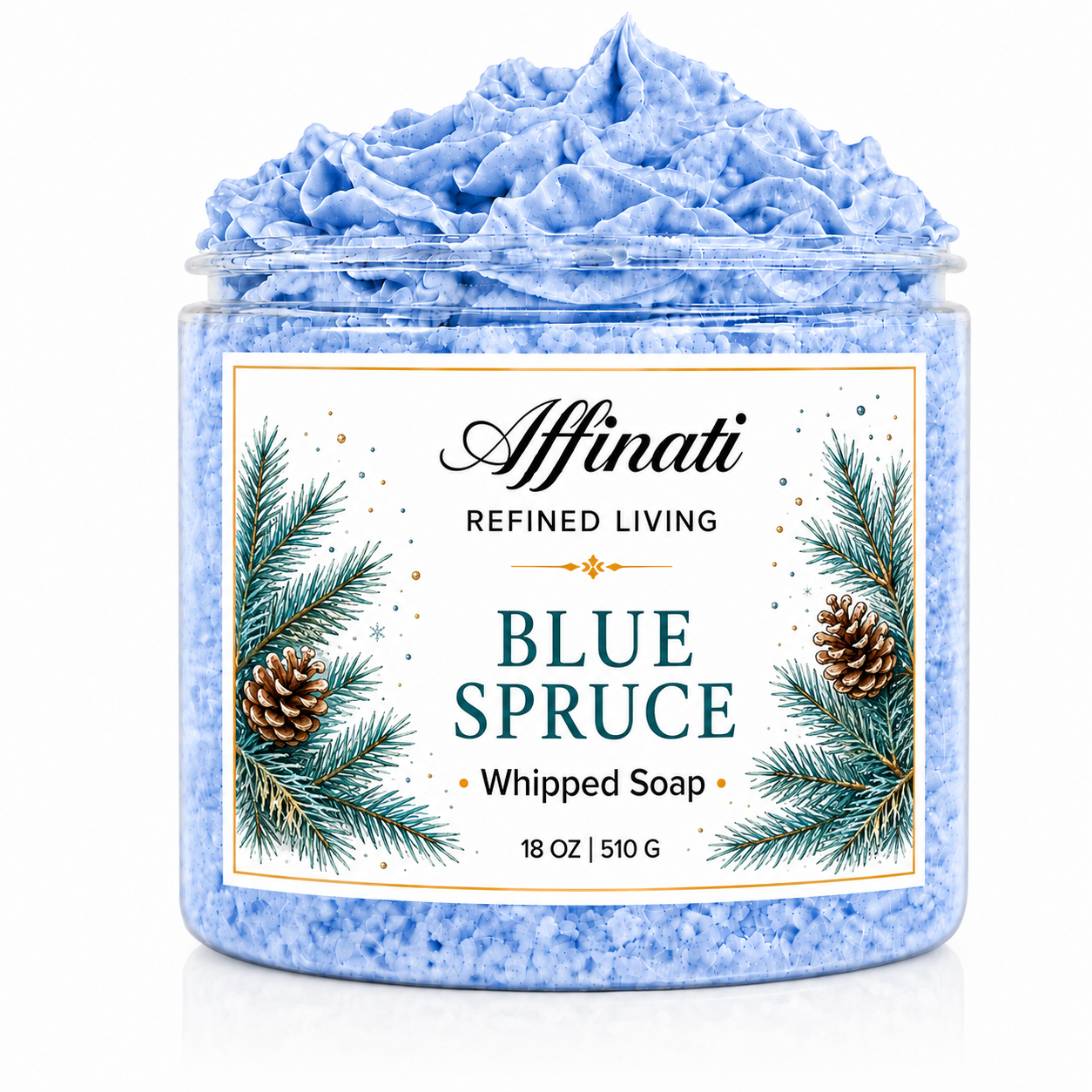 Blue Spruce Whipped Soap