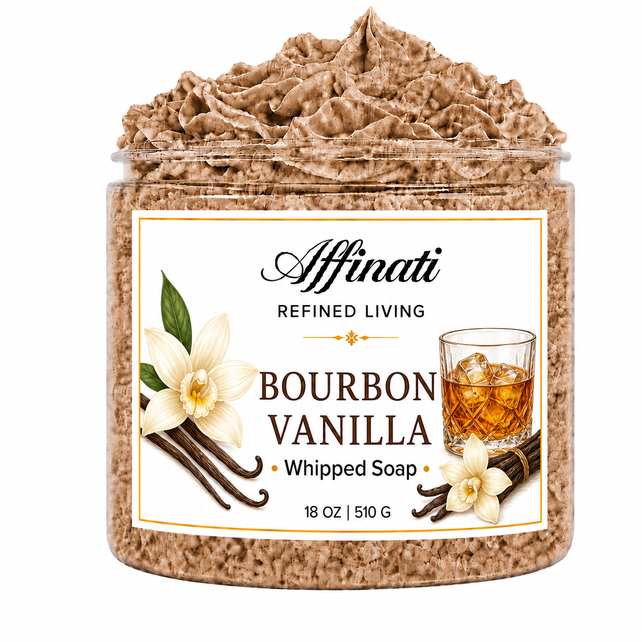 Bourbon Vanilla Whipped Soap