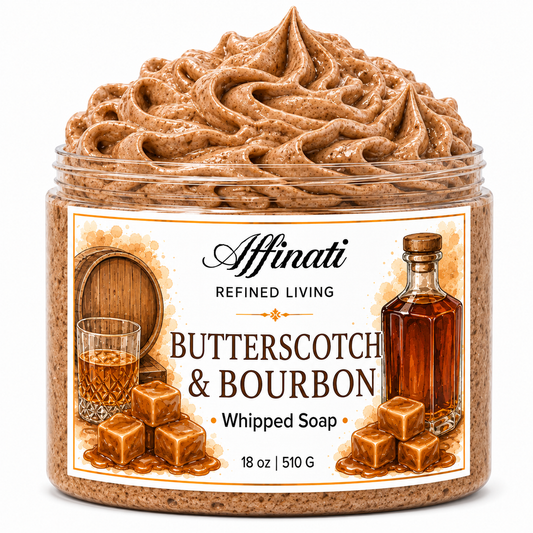 Savon fouetté au caramel beurre et bourbon