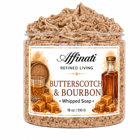 Butterscotch & Bourbon Whipped Soap