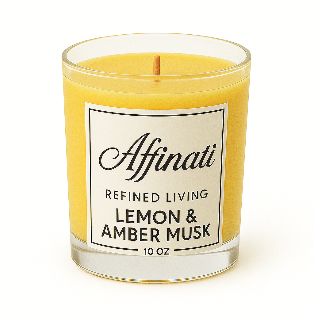 Lemon & Amber Musk Original Candle - Affinati
