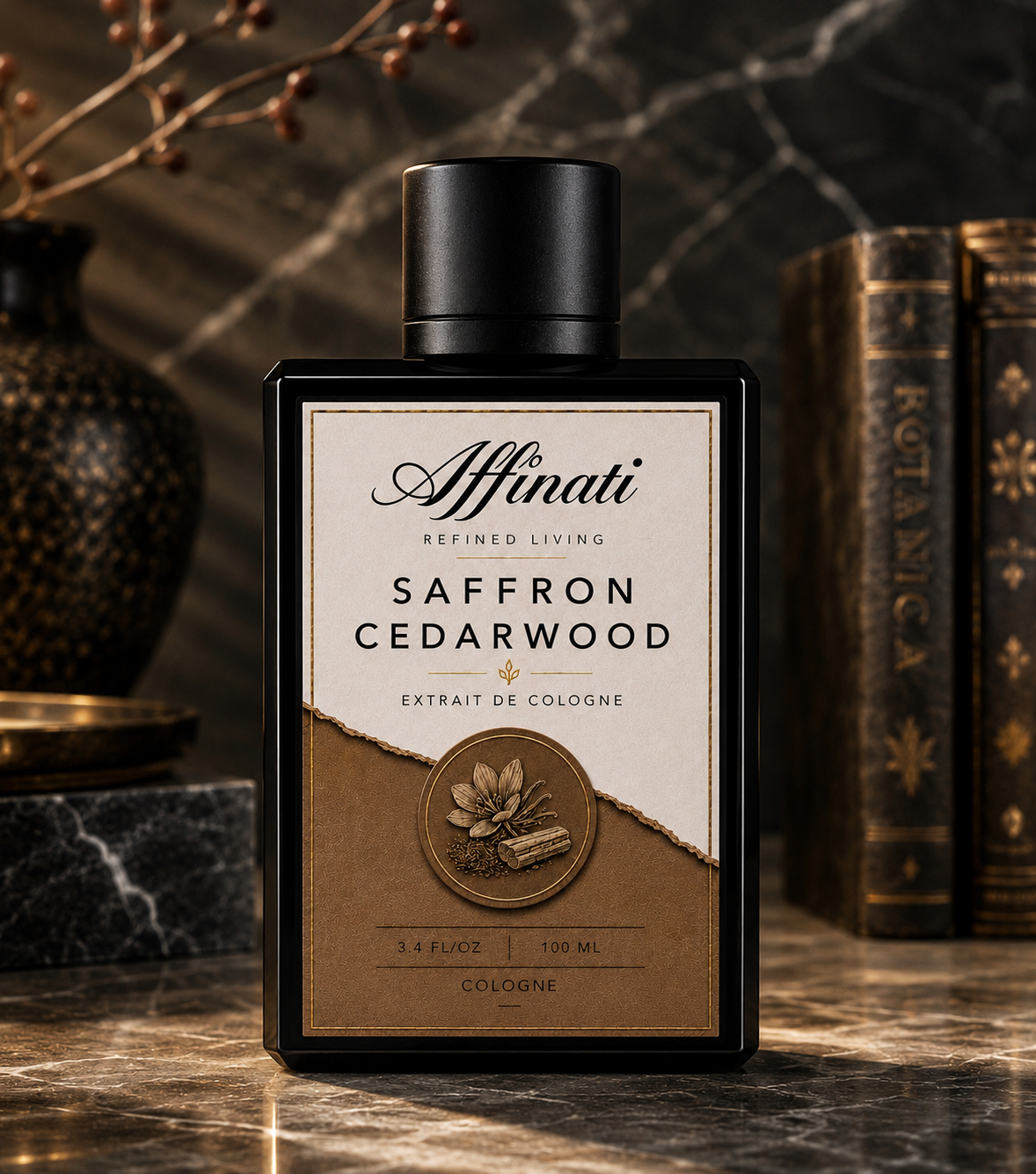 Saffron Cedarwood Cologne