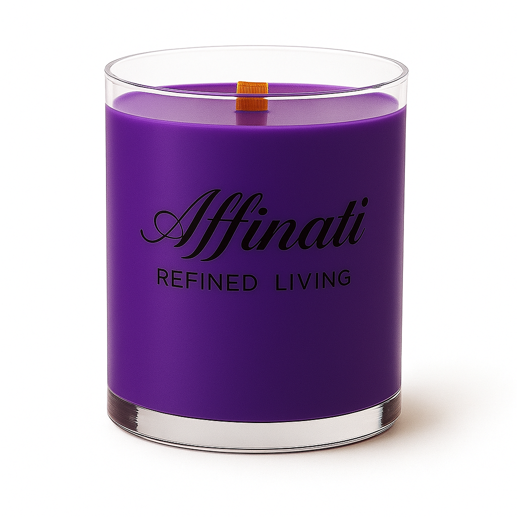 Lavender Kiss Wooden Wick Candle – Luxury 10 oz Soy Blend | Affinati - Affinati