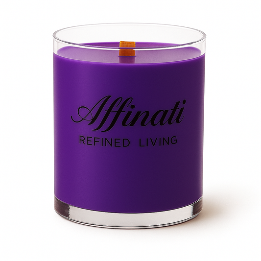 Lavender Kiss Wooden Wick Candle – Luxury 10 oz Soy Blend | Affinati - Affinati