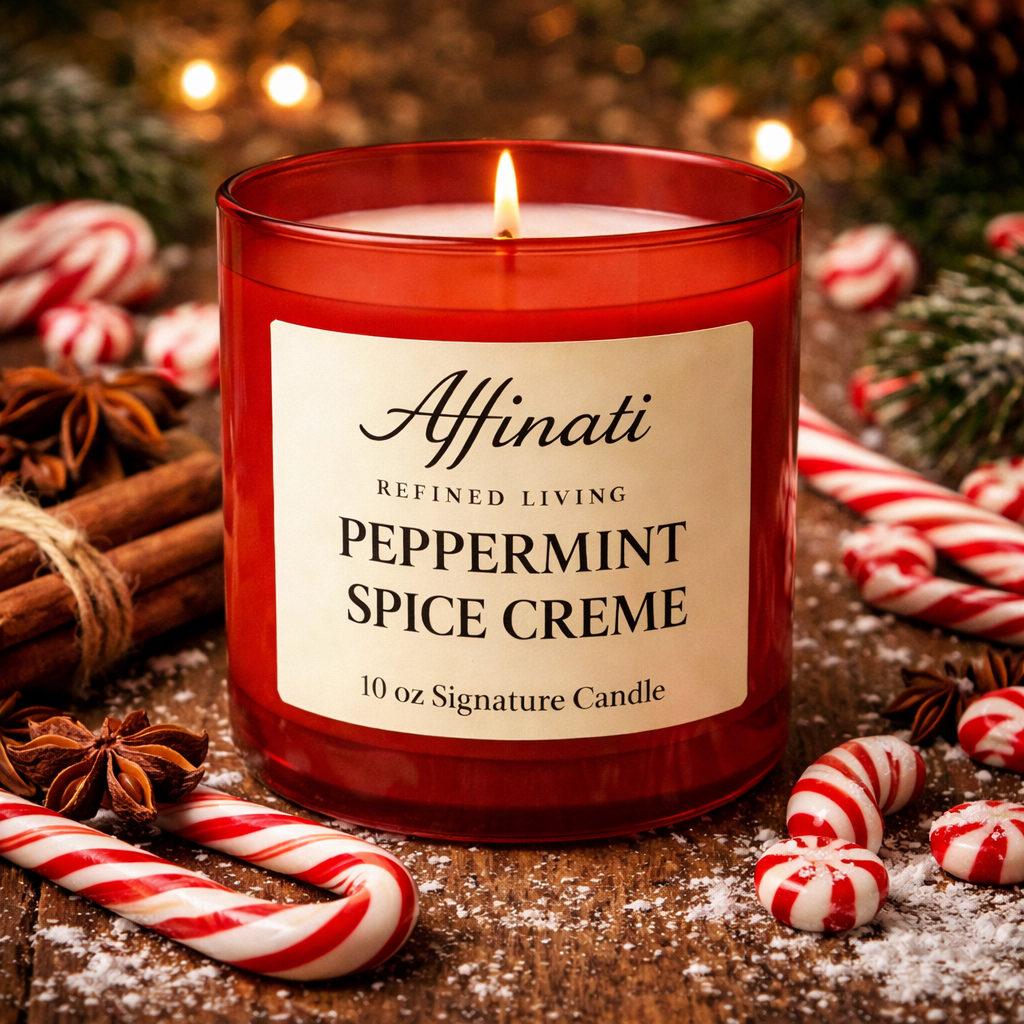 Peppermint Spice Creme Signature Candle