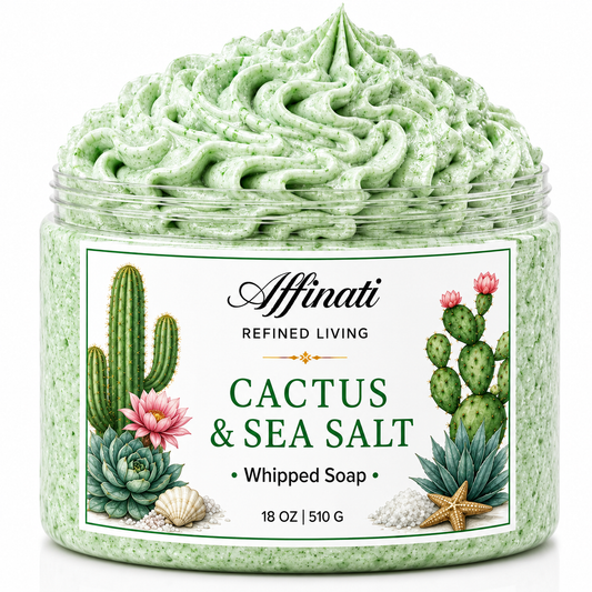 Savon fouetté Cactus & Sel de Mer