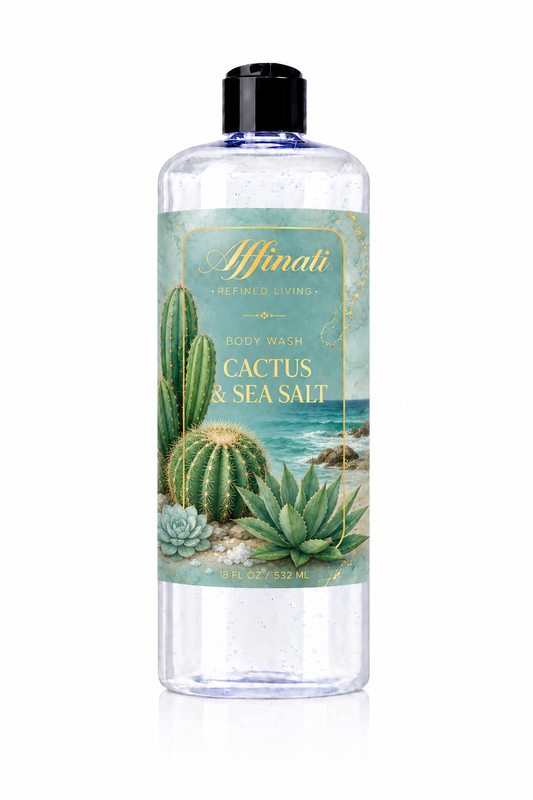 Gel de duș cu cactus și sare de mare