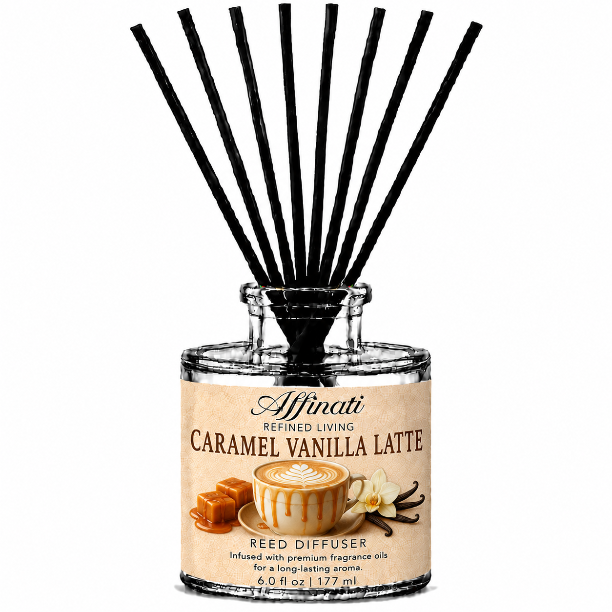 Caramel Vanilla Latte Reed Diffuser