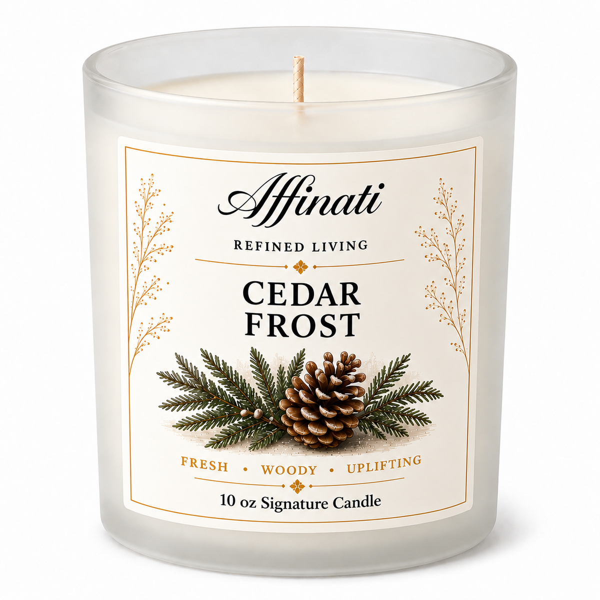 Cedar Frost Signature-ljus