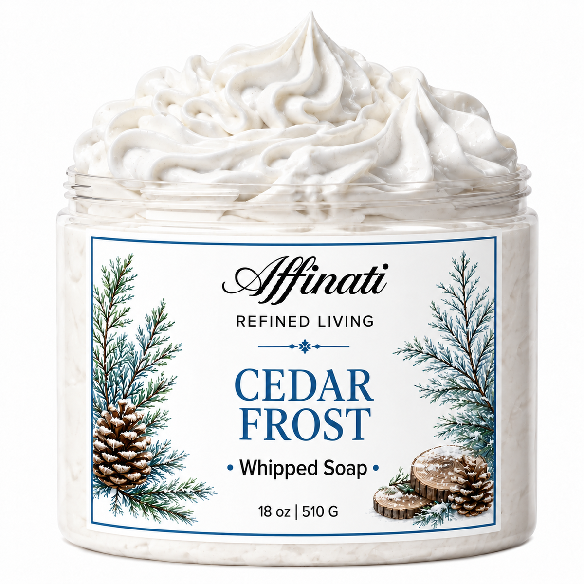 Šlehané mýdlo Cedar Frost