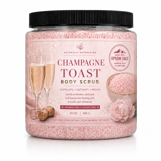 Champagne Toast Body Scrub | Epsom Salt