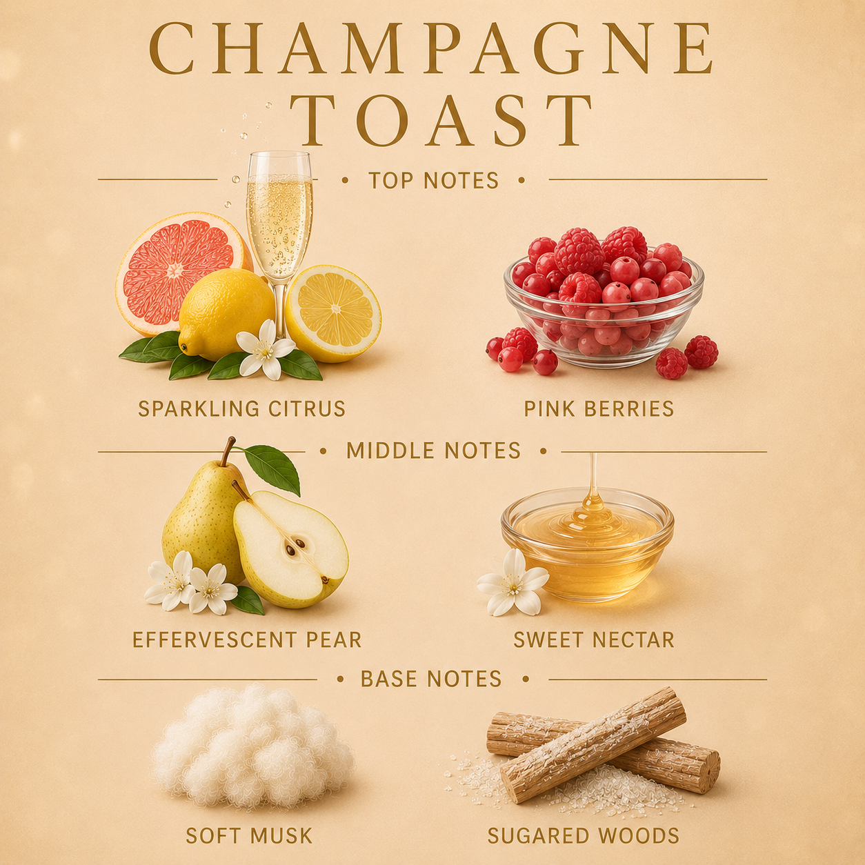 Champagne toast bodylotion – fugtgivende fugtighedscreme (10 OZ)