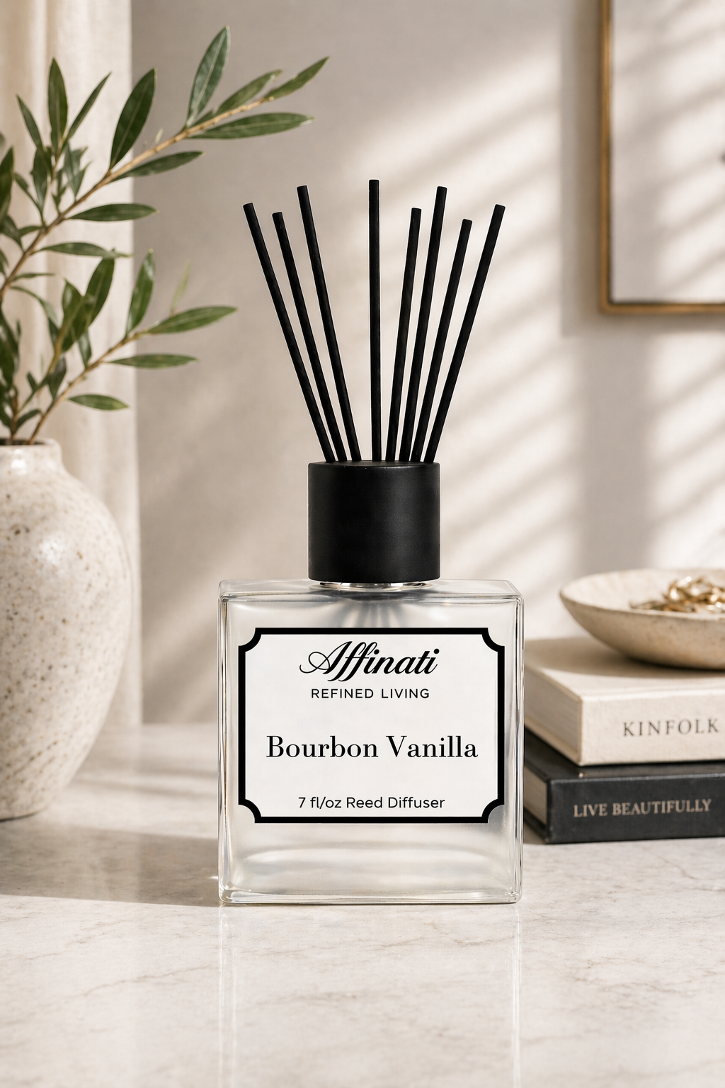 Bourbon Vanilla Reed Diffuser - Affinati