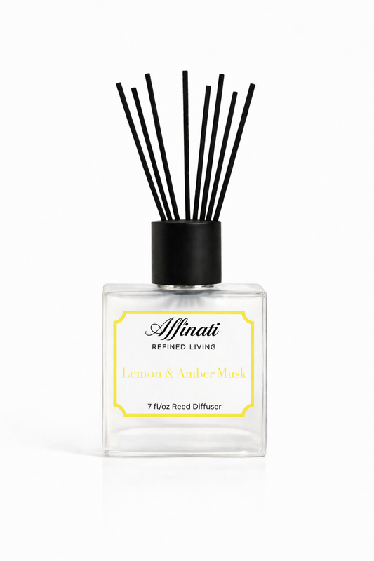 Lemon & Amber Musk Reed Diffuser