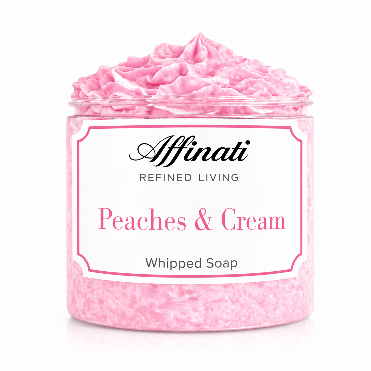 Peaches & Cream Whipped Soap - 20 oz - Affinati