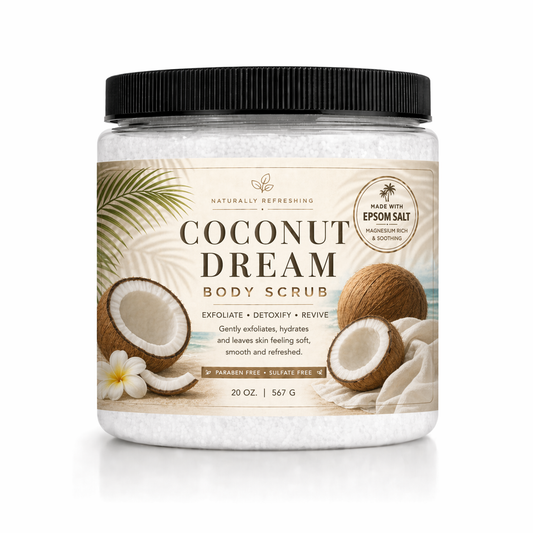 코코넛 드림 바디 스크럽 20 oz | 엡솜 솔트