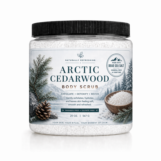 Minz-Eukalyptus-Körperpeeling 20 oz | Aufgeschäumtes Salzpeeling