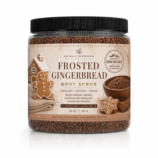 Körperpeeling Frosted Gingerbread 20 oz | Totes Meer Salz