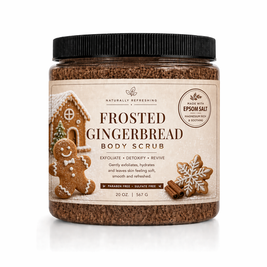 프로스티드 진저브레드 바디 스크럽 20 oz | 엡솜 솔트
